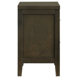 Wilkes 2-drawer Nightstand Bedside Table Dark Cocoa - Tampa Furniture Outlet