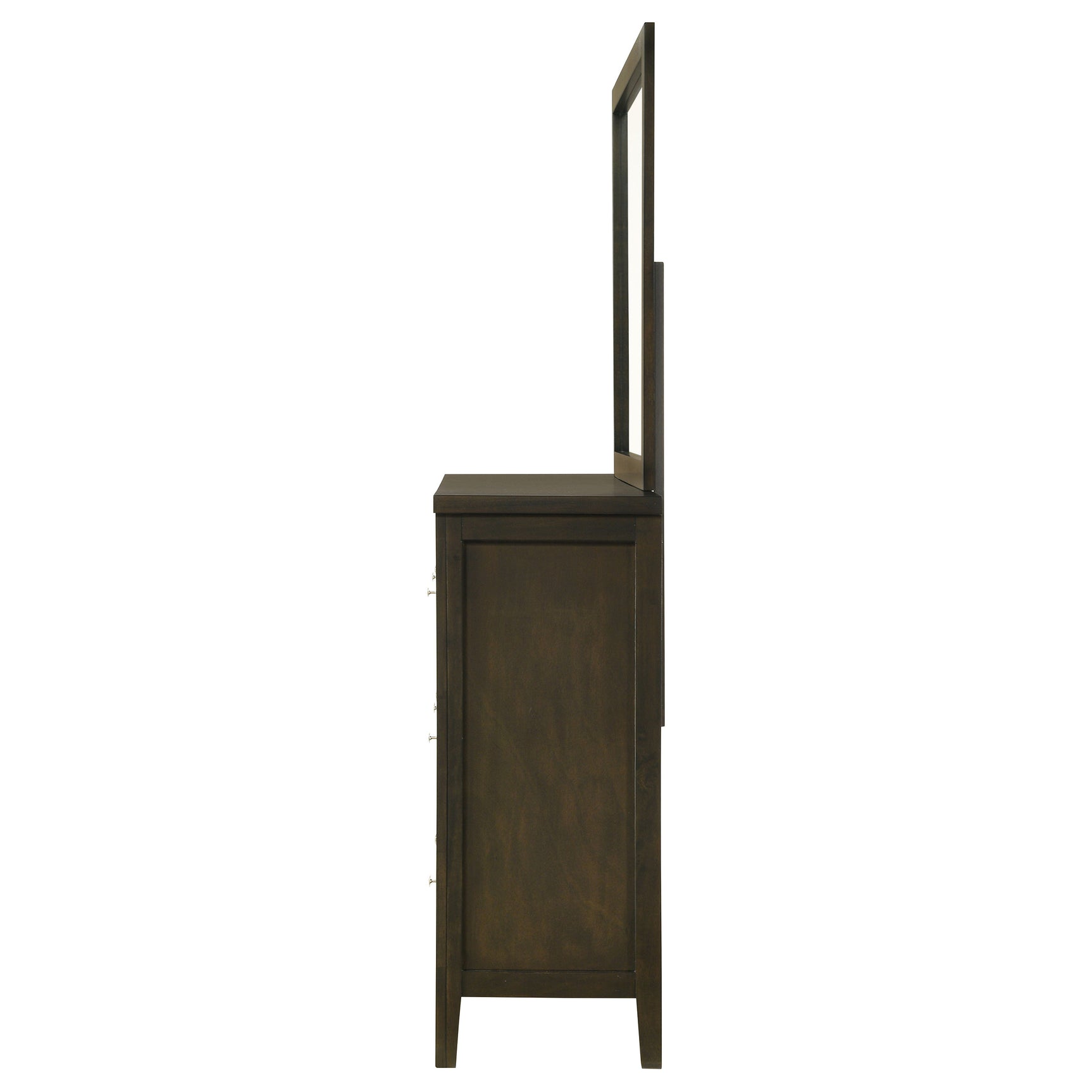 Wilkes 6-drawer Dresser and Mirror Dark Cocoa - Tampa Furniture Outlet