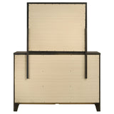 Wilkes 6-drawer Dresser and Mirror Dark Cocoa - Tampa Furniture Outlet