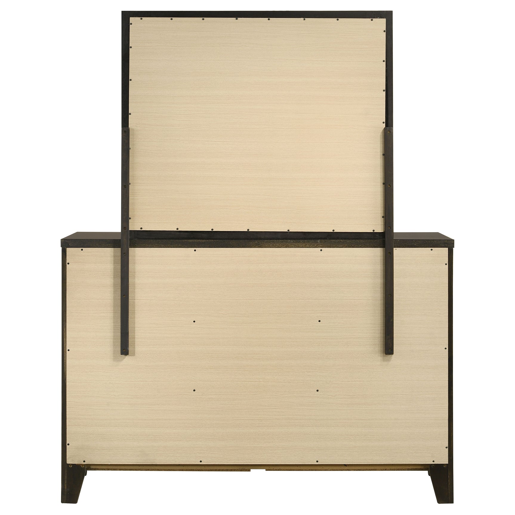 Wilkes 6-drawer Dresser and Mirror Dark Cocoa - Tampa Furniture Outlet