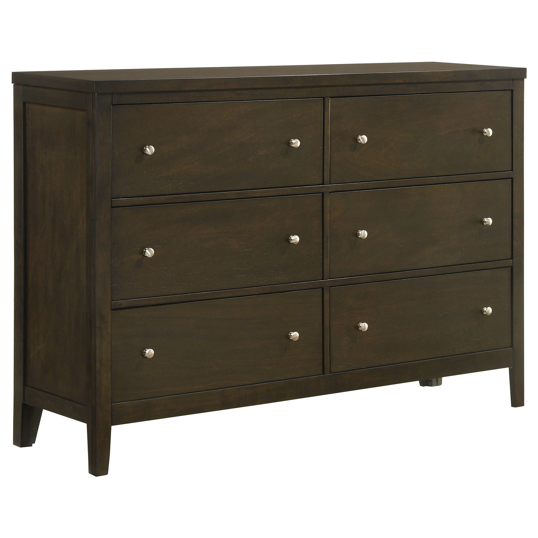 Tampa Furniture Outlet - Coaster - Wilkes 6-drawer Dresser Cabinet Dark Cocoa - 224423