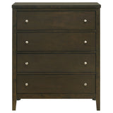 Wilkes 4-drawer Chest of Drawers Dark Cocoa - Tampa Furniture Outlet