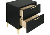 Kendall 4-piece California King Bedroom Set Black - Tampa Furniture Outlet