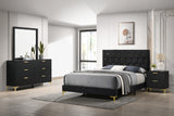 Tampa Furniture Outlet - Coaster - Kendall 4-piece Queen Bedroom Set Black - 224451Q-S4