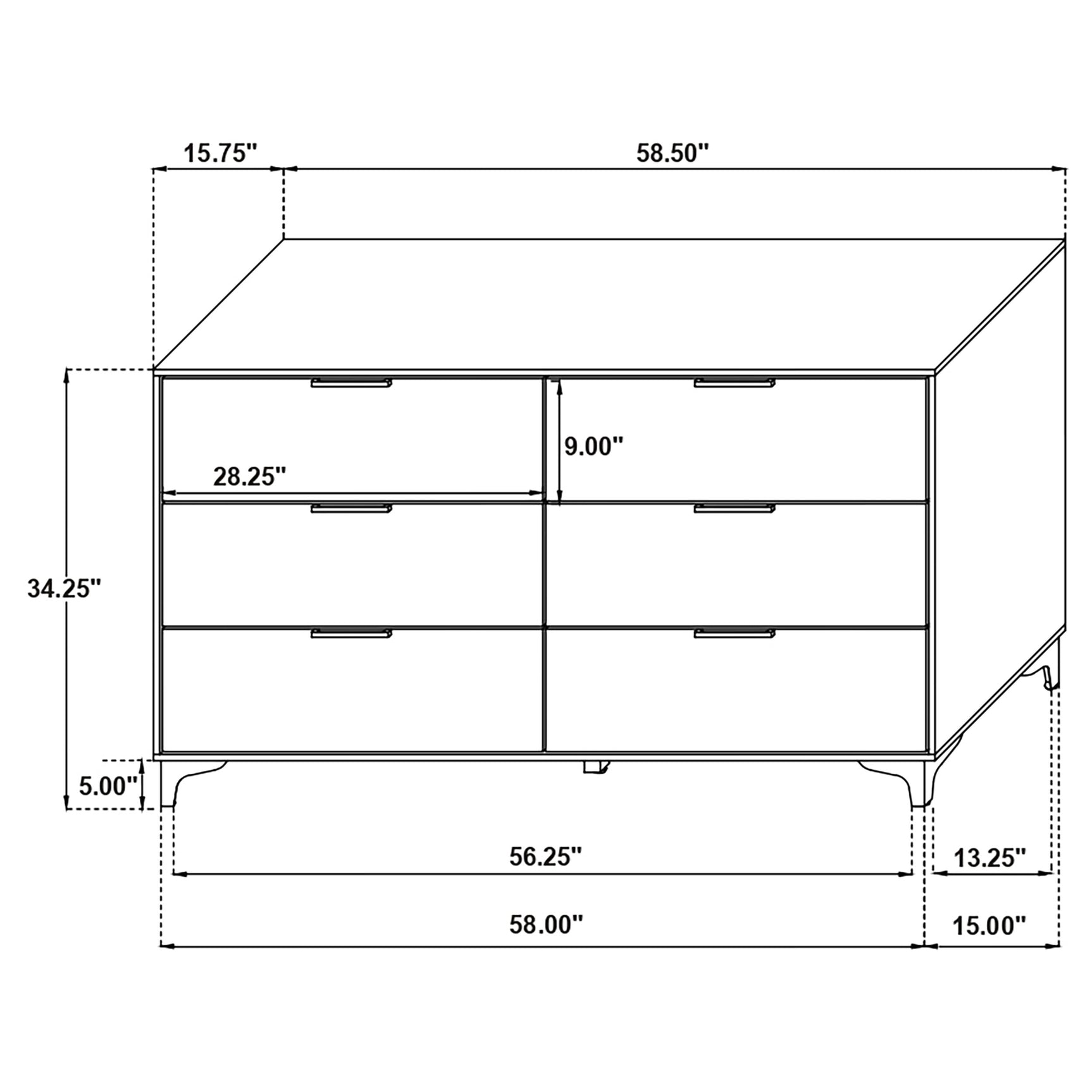 Kendall 4-piece Queen Bedroom Set Black - Tampa Furniture Outlet