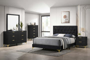 Tampa Furniture Outlet - Coaster - Kendall 5-piece Queen Bedroom Set Black - 224451Q-S5