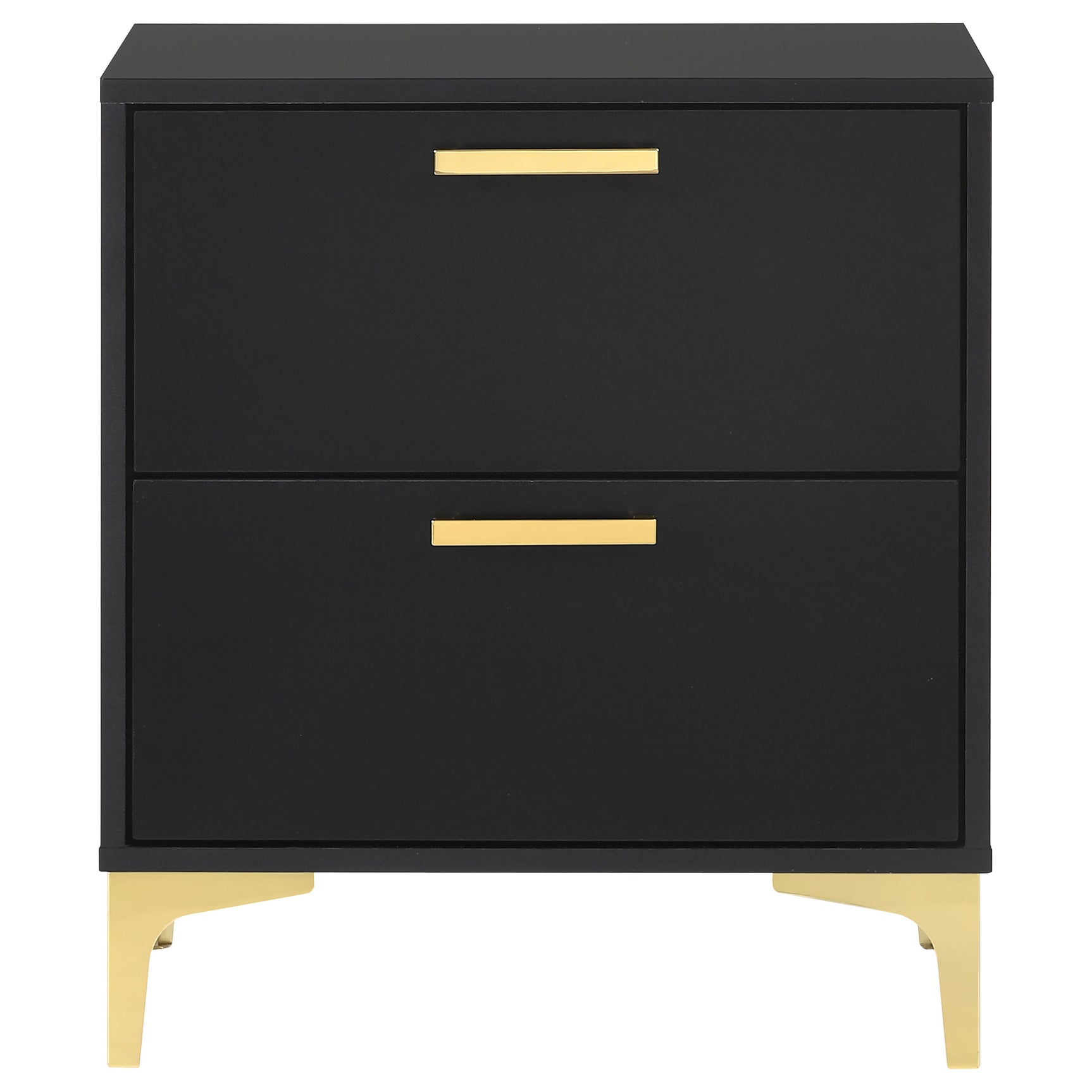 Kendall 2-drawer Nightstand Black - Tampa Furniture Outlet