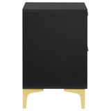 Kendall 2-drawer Nightstand Black - Tampa Furniture Outlet
