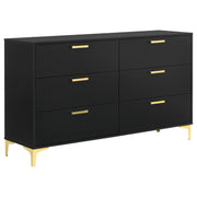 Tampa Furniture Outlet - Coaster - Kendall 6-drawer Dresser Black - 224453