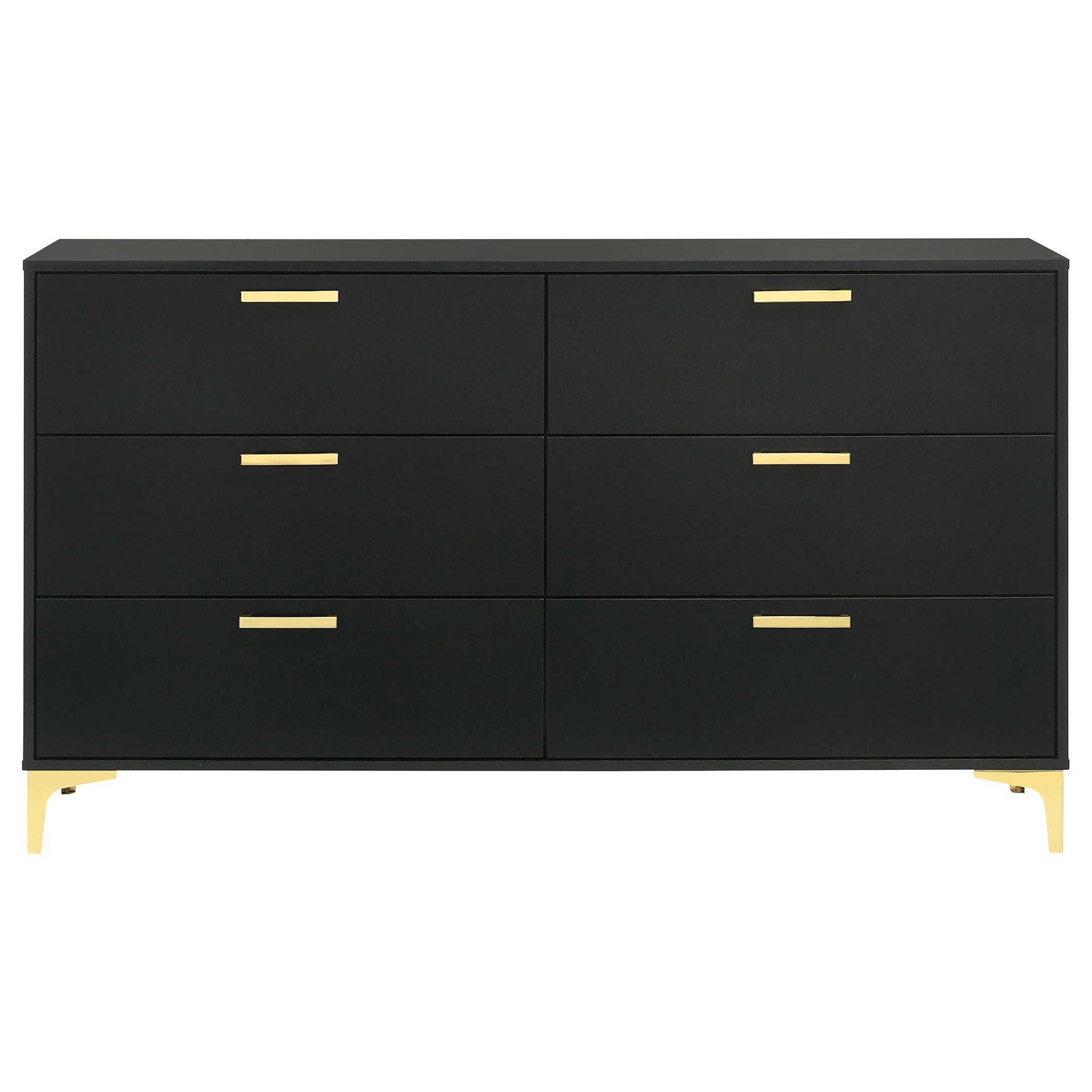 Kendall 6-drawer Dresser Black