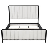 Brookmead 60-inch Upholstered Eastern King Bed Black - Tampa Furniture Outlet