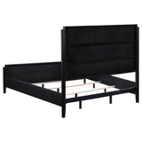 Brookmead 60-inch Upholstered Eastern King Bed Black - Tampa Furniture Outlet