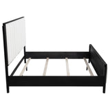Brookmead 60-inch Upholstered Eastern King Bed Black - Tampa Furniture Outlet