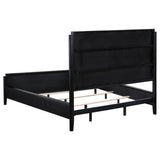 Brookmead 5-piece Upholstered Cal King Bedroom Set Black