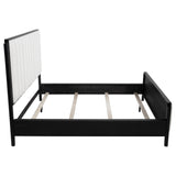 Brookmead 60-inch Upholstered California King Bed Black - Tampa Furniture Outlet