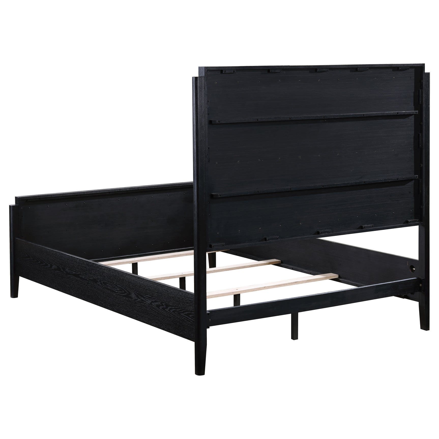 Brookmead 4-piece Upholstered Queen Bedroom Set Black - Tampa Furniture Outlet