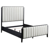 Brookmead 5-piece Upholstered Queen Bedroom Set Black - Tampa Furniture Outlet