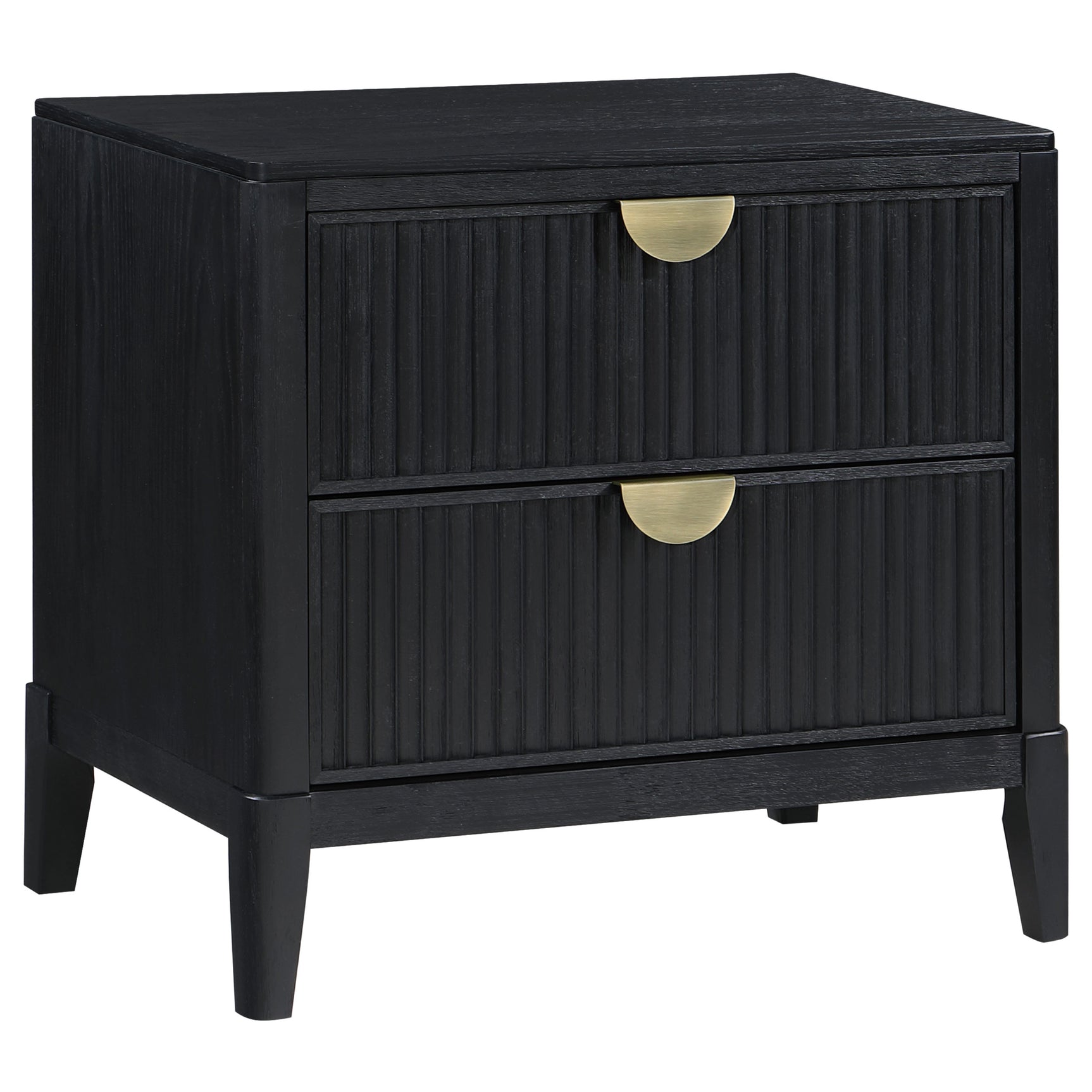 Brookmead 5-piece Upholstered Queen Bedroom Set Black - Tampa Furniture Outlet