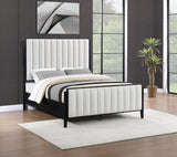 Brookmead 60-inch Upholstered Queen Bed Black - Tampa Furniture Outlet