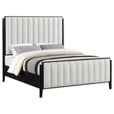 Brookmead 60-inch Upholstered Queen Bed Black - Tampa Furniture Outlet