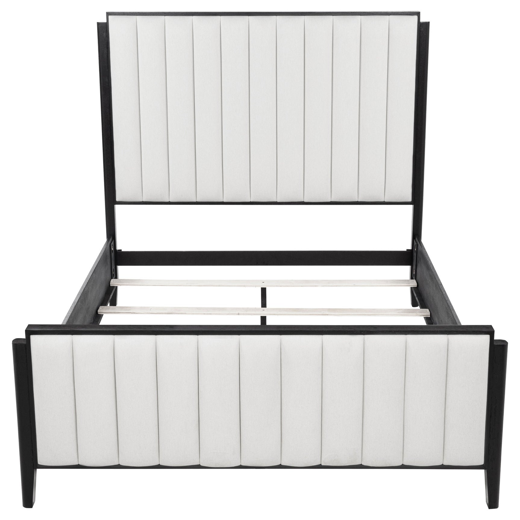 Brookmead 60-inch Upholstered Queen Bed Black - Tampa Furniture Outlet