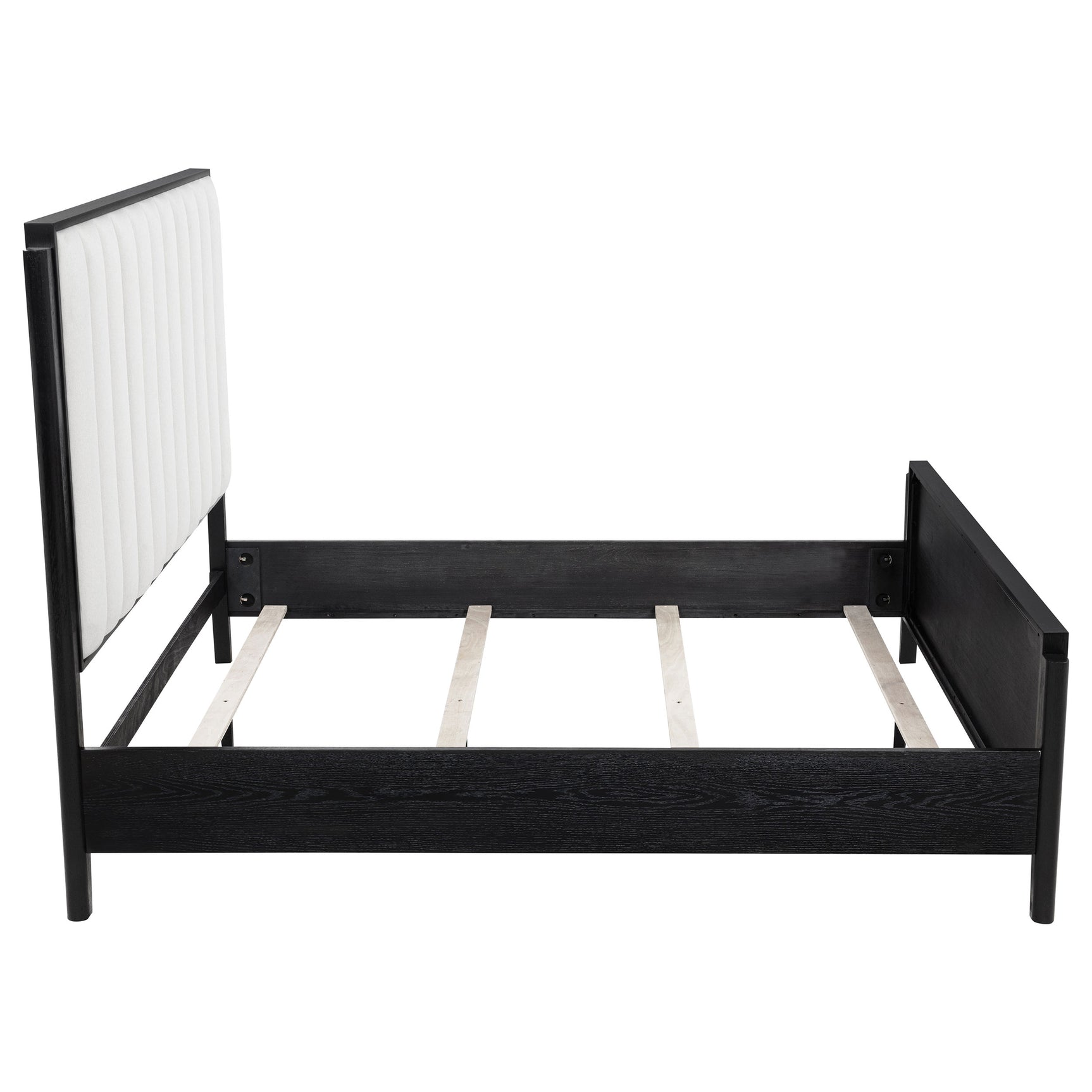 Brookmead 60-inch Upholstered Queen Bed Black - Tampa Furniture Outlet