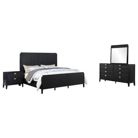 Brookmead 4-piece Eastern King Bedroom Set Black - Tampa Furniture Outlet