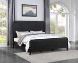 Brookmead Wood Eastern King Panel Bed Black - Tampa Furniture Outlet