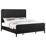 Brookmead Wood Eastern King Panel Bed Black - Tampa Furniture Outlet