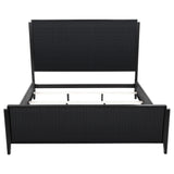 Brookmead Wood Eastern King Panel Bed Black - Tampa Furniture Outlet