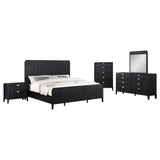 Brookmead 5-piece California King Bedroom Set Black - Tampa Furniture Outlet
