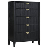 Brookmead 5-piece California King Bedroom Set Black - Tampa Furniture Outlet
