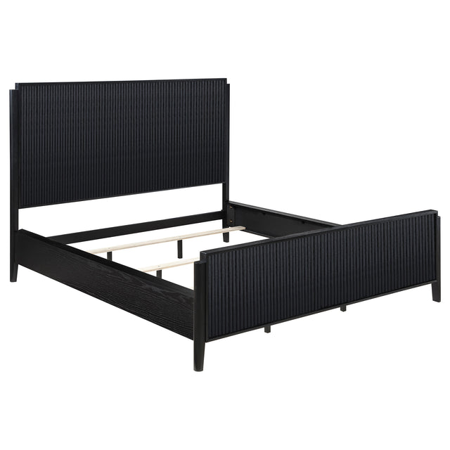 Tampa Furniture Outlet - Coaster - Brookmead Wood California King Panel Bed Black - 224711KW