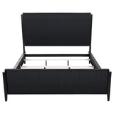 Brookmead Wood California King Panel Bed Black - Tampa Furniture Outlet