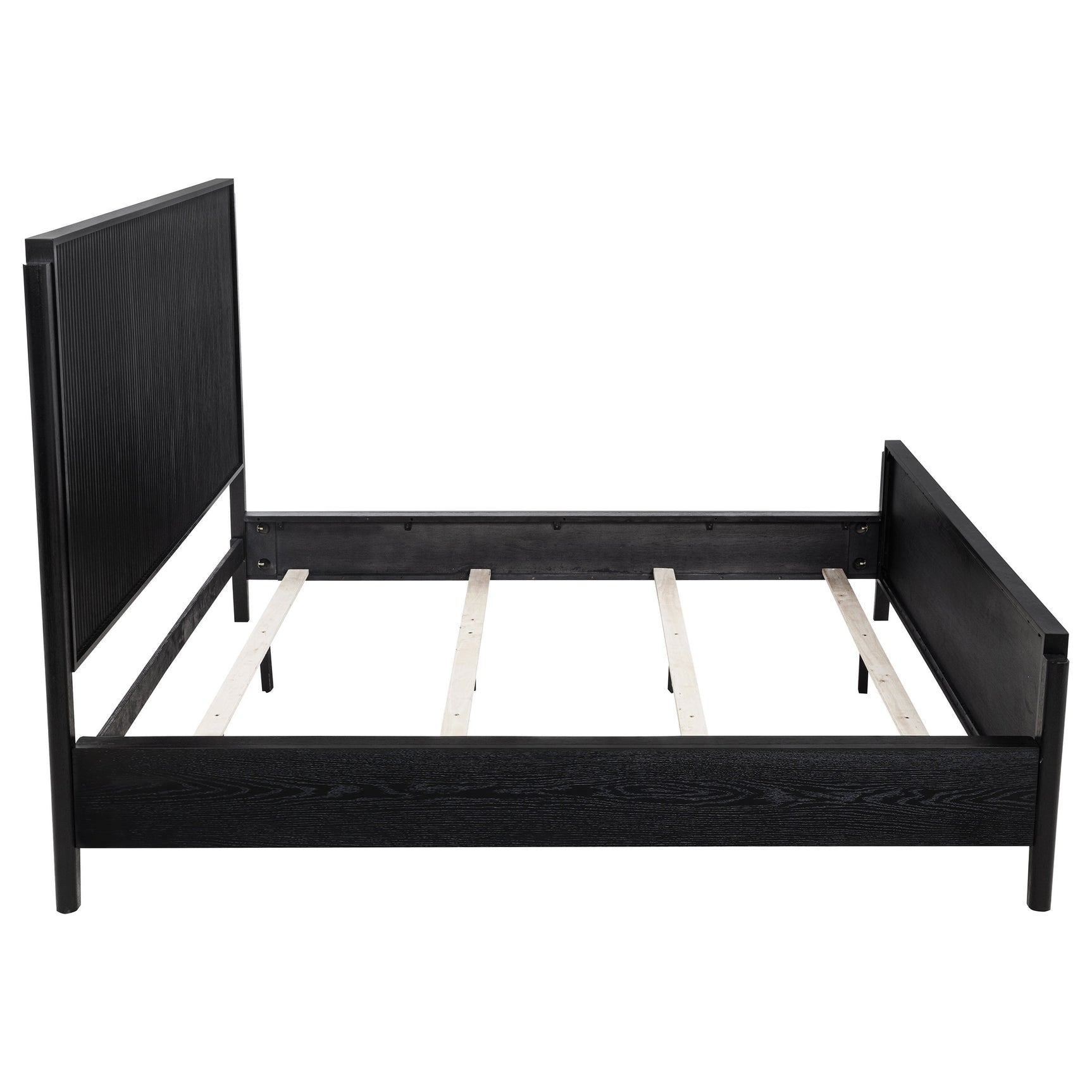 Brookmead Wood California King Panel Bed Black - Tampa Furniture Outlet