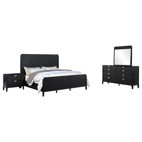 Brookmead 4-piece Queen Bedroom Set Black - Tampa Furniture Outlet