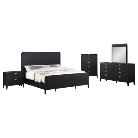 Brookmead 5-piece Queen Bedroom Set Black - Tampa Furniture Outlet