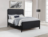 Brookmead Wood Queen Panel Bed Black - Tampa Furniture Outlet