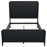 Brookmead Wood Queen Panel Bed Black - Tampa Furniture Outlet