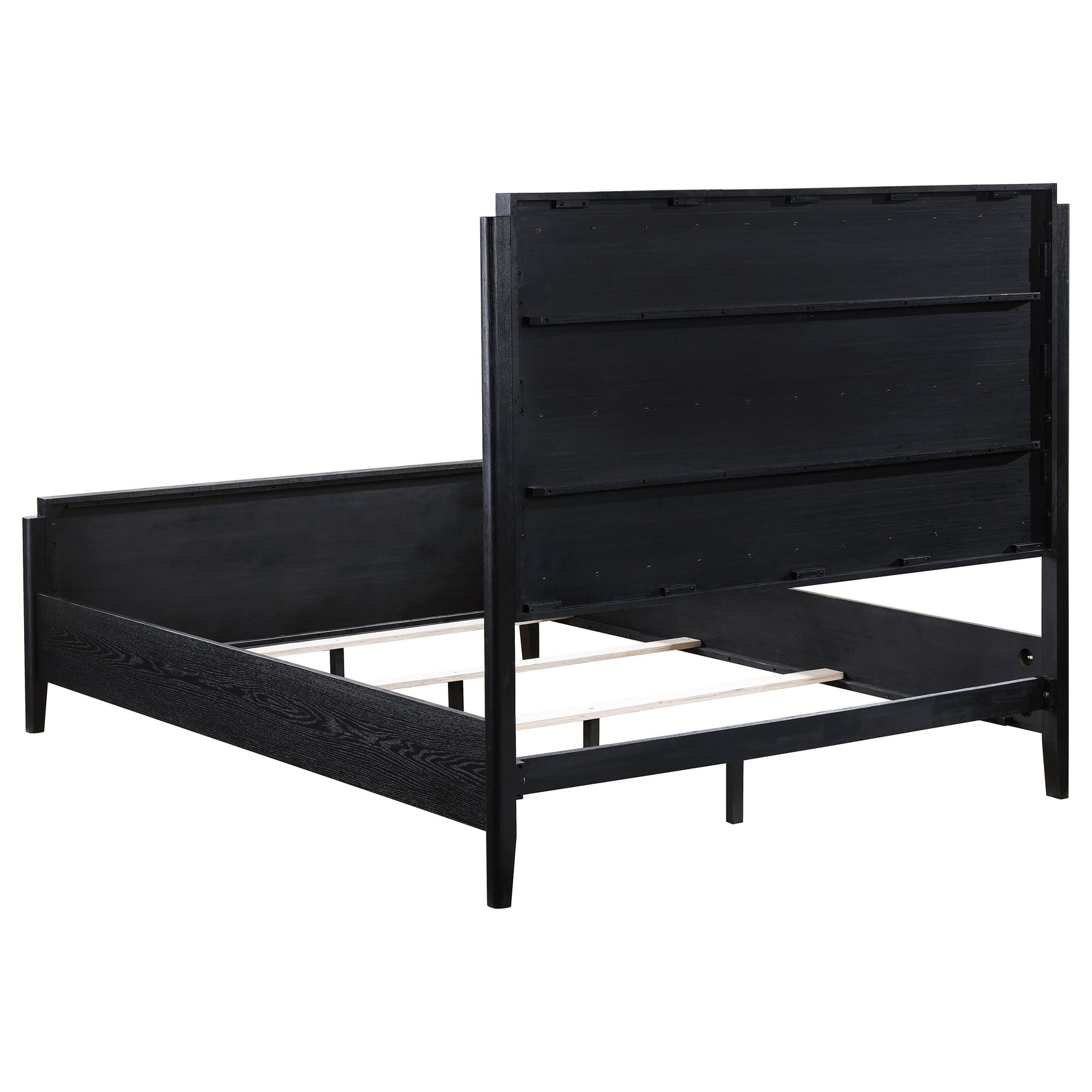 Brookmead Wood Queen Panel Bed Black - Tampa Furniture Outlet