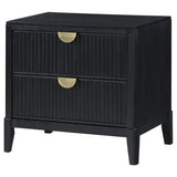 Brookmead 2-drawer Nightstand Black - Tampa Furniture Outlet