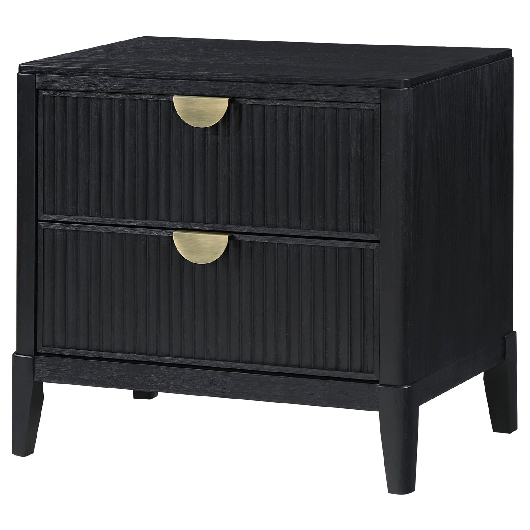 Brookmead 2-drawer Nightstand Black - Tampa Furniture Outlet
