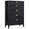 Tampa Furniture Outlet - Coaster - Brookmead 5-drawer Bedroom Chest Black - 224715