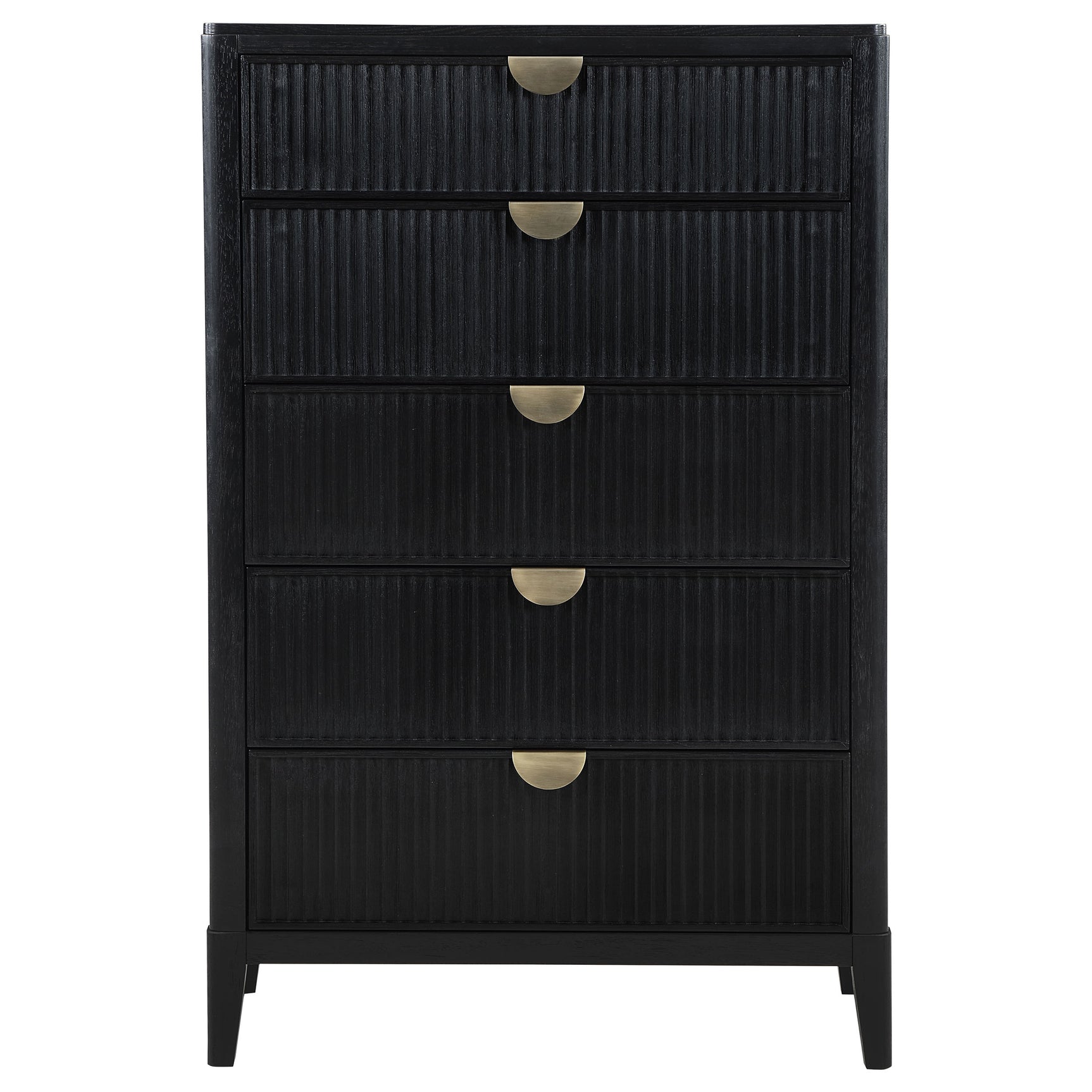 Brookmead 5-drawer Bedroom Chest Black - Tampa Furniture Outlet