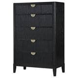 Brookmead 5-drawer Bedroom Chest Black - Tampa Furniture Outlet