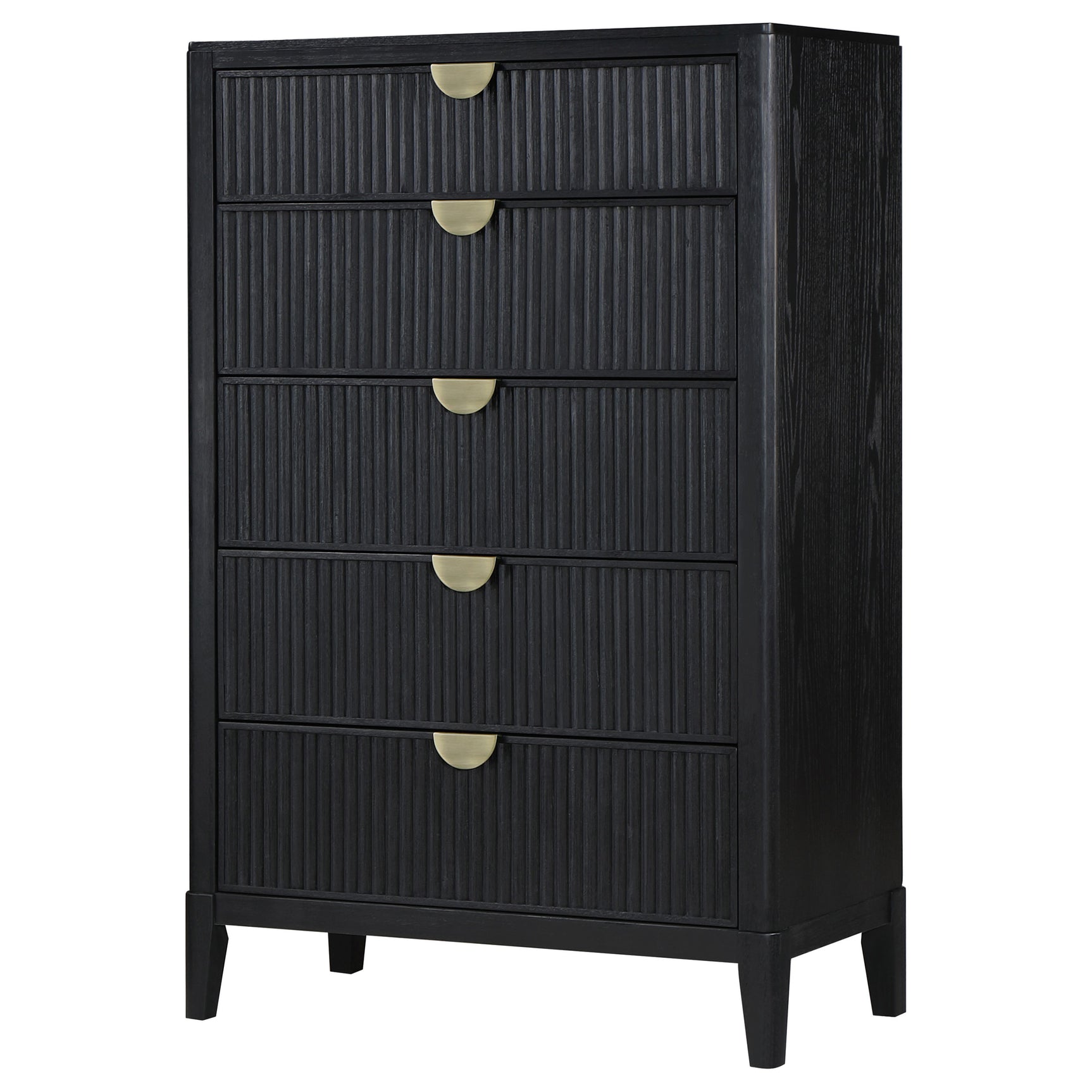Brookmead 5-drawer Bedroom Chest Black - Tampa Furniture Outlet