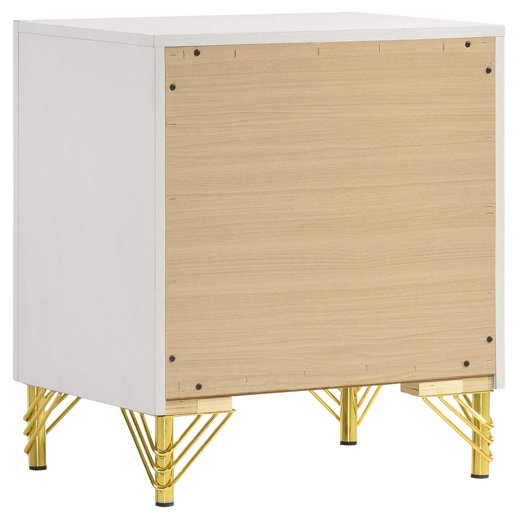Lucia 4-piece Queen Bedroom Set Beige and White - Tampa Furniture Outlet
