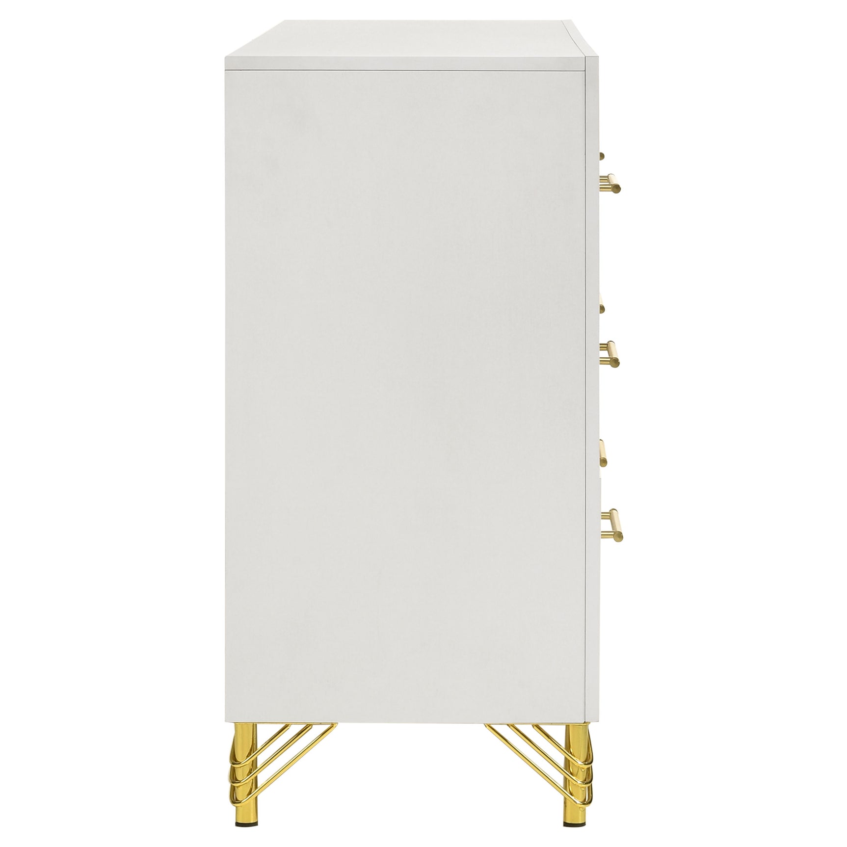 Lucia 6-drawer Dresser Cabinet White
