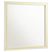 Tampa Furniture Outlet - Coaster - Lucia Dresser Mirror White - 224734