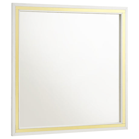 Tampa Furniture Outlet - Coaster - Lucia Dresser Mirror White - 224734